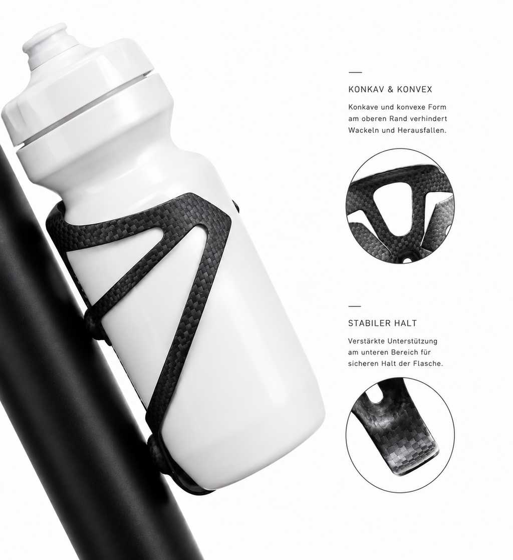 CYVORI Carbon Flaschenhalter – Ultraleicht 18g | Rennrad & Gravel